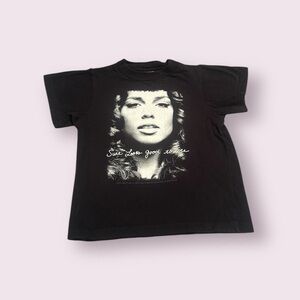 Youth Alicia Keys Black Graphic Kids Short Sleeve T-Shirt Size 5/6T